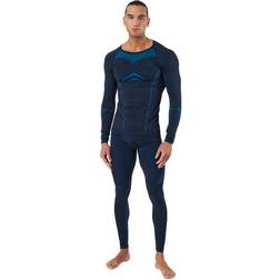 Odlo Set Long Fundamentals Performa Dark Sapphire - Blue Jewel, Male