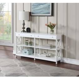 Convenience Concepts Oxford 2 Drawer Console Table