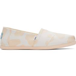 Toms Women's Multi Pink Alpragata Cow Espadrille Slip-On Shoes Alpargatas Multi