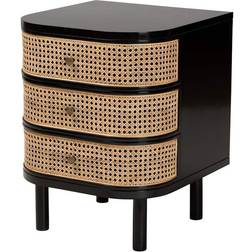 Baxton Studio Modern Bohemian Bedside Table