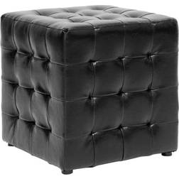 Baxton Studio Set of 2 Siskal Modern Cube Pouffe