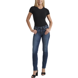 Silver Jeans Suki Mid Rise Straight Leg Jeans