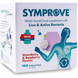 Symprove Live & Activated Bacteria Strawberry & Raspberry 4X500Ml