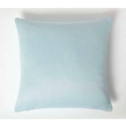 Homescapes Herringbone Chevron Cushion Cover Blue