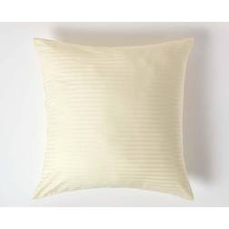 Homescapes Square 80 Thread Count Pillow Case Yellow