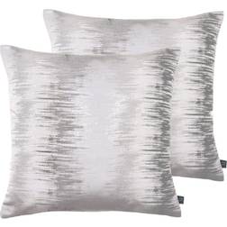 Prestigious Textiles Equinox Twin Pack Chair Cushions Grey, Silver