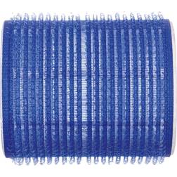 Efalock Rouleaux Velcro Bleu Ø 51 mm 6 Pièces