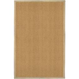 B&Q Herringbone Weave Brown Rug Grey, Green, Blue, Red