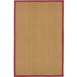 B&Q Herringbone Weave Brown Red, Green, Blue