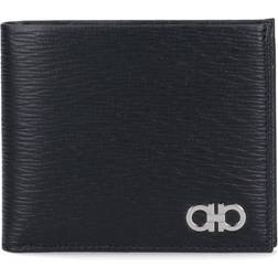 Ferragamo Salvatore Leather Bifold Wallet - black