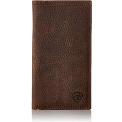 Ariat Mens Rodeo Triple Stitched Corner Logo Wallet Rowdy