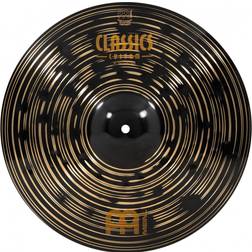 Meinl Custom Dark Thin Crash and Gear Music Boom Arm Stand Black