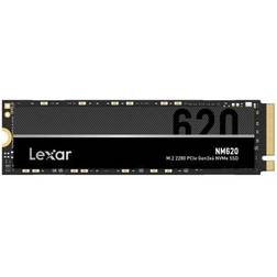 LEXAR 2 TB NM620 M.2 2280 PCIe Gen3x4 NVMe interne SSD, bis zu 3300 MB/s Lesen LNM620X002T-RNNNU