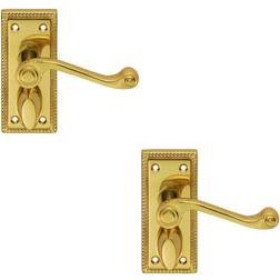 Loops pair Reeded Lever on