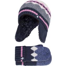 Heat Holders Nordic Dream Girls & Mittens Blue