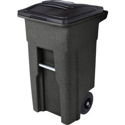 Toter 32 Gallon Blackstone Trash Can with Wheels Lid