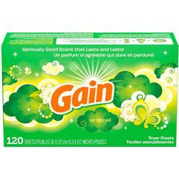 Gain Original Dryer Sheets, 120 Count