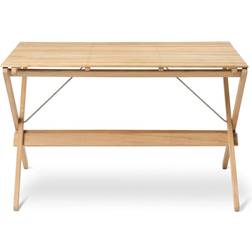 Carl Hansen & Søn BM3670 Outdoor Klapptisch Teak Unbehandelt 115x72x71.5 cm Tavolo da pranzo