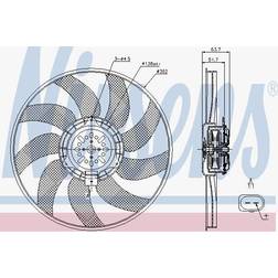 NISSENS Fläkt, kylare