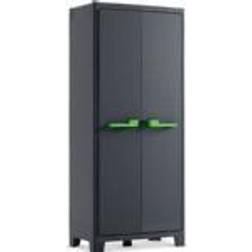 Keter Armoire De Rangement Haute Moby 80 x 44 x 182 cm Gris Anthracite (Surface du bâtiment )