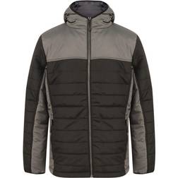 Finden & Hales and Hooded Contrast Padded Jacket