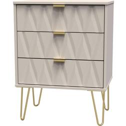 B&Q Diamond Ready Assembled 3 Chest of Drawer