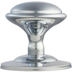 Loops Victorian Centre Door Knob Polished Chrome 85mm Rose