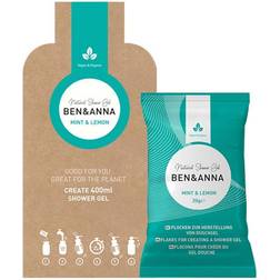 Ben & Anna Natural Mint Lemon Shower Gel Flakes 60g