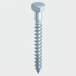 Timco 10160CSC Coach Screw BZP 10.0 Box
