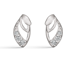 Støvring Design Rodinerat Silver Stiftörhängen Med 10148535