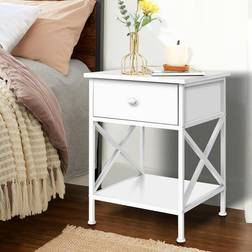 ELFORDSON Coye 1 Drawer Retro Bedside Table