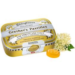 Grether's Pastillen Elderflower Holunderblüte Zuckerfrei