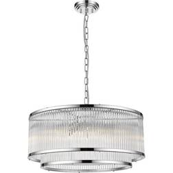 Impex Lighting Antigua Chrome Pendant Lamp