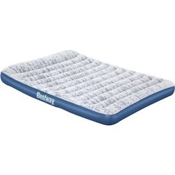 Bestway Luftbett, Fashion Flock Luftmadras med indbygget AC Pumpe 203 x 152 x 30cm (152 x 203 cm)