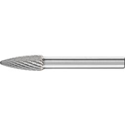 Pferd Hartmetall Frässtift Rundbogen RBF Ø 08x20mm Schaft-Ø 6 mm Z4 universal mittel fein