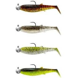Savage Gear Cannibal Shad 10cm 9g 10g #3/0 Clearwater Mix 4pcs Jiggmix