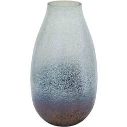 Ivyline Verre Snowdrop Atlantic Blue Frosted Vase