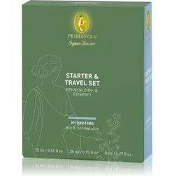 Primavera Starter & Travel Set "Hydrating" 25 ml + Face Toner Ultra Hydrating 28 ml + Face Fluid Pollution Prot