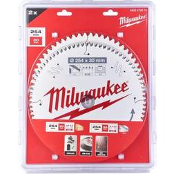 Milwaukee W254x60T/80T Cirkelsågsklinga 2-pack