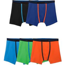 Fruit of the Loom Boy's Contrast Trim Breathable Micro Mesh Boxer Brief - Multi