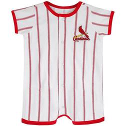 MLB 12M St. Louis Cardinals Power Hitter Short Sleeve Coverall Red Red Months