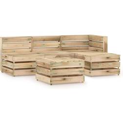 vidaXL 5 Garden Outdoor Lounge Set