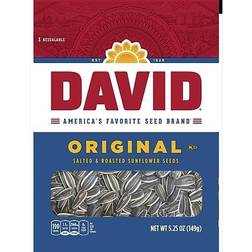 David SEEDS Roasted Salted Original Sunflower Seeds, Keto Friendly, 5.25