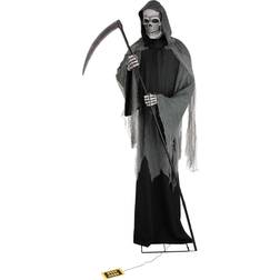 Giant 9ft Animated Scythe Reaper Black/Gray One-Size