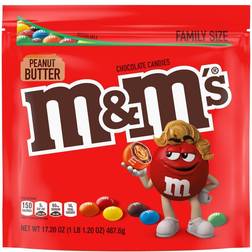 M&M´S Peanut Butter Milk Chocolate Candy, Resealable Bag