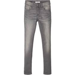 Name It Jeans Noos NkfPolly Light Grey Denim år 140 Jeans