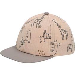 Sterntaler Baseball-Cap Safari-Tiere beige