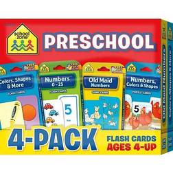 Preschool Flash Cards 4 Pack