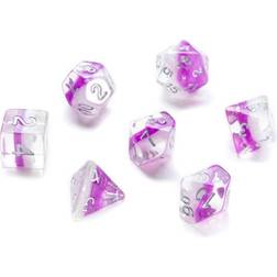 Eclipse Dice Amethyst Polyhedral Set