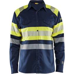 Blåkläder Veste De Travail Multinormes Inhérent - Marine/Jaune Fluo